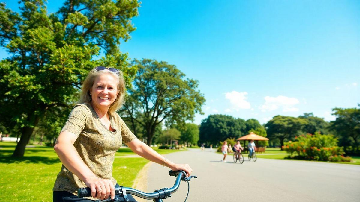 Aumentando a Felicidade com a Bicicleta