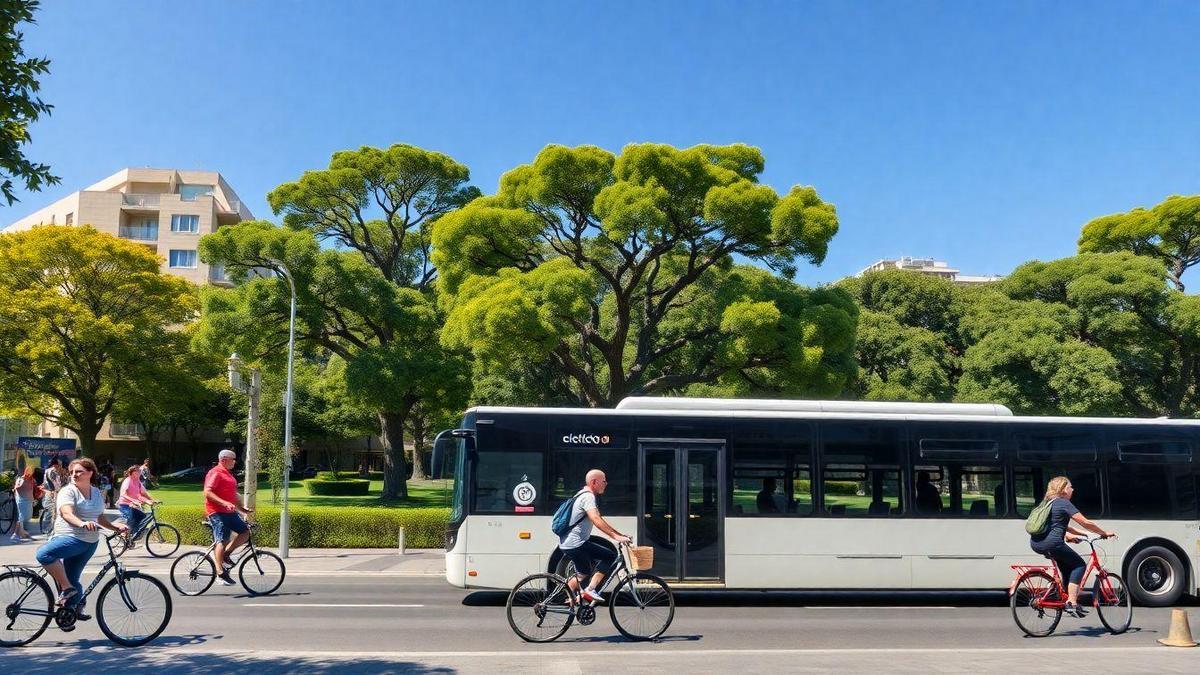 Conservação de energia com transporte sustentável