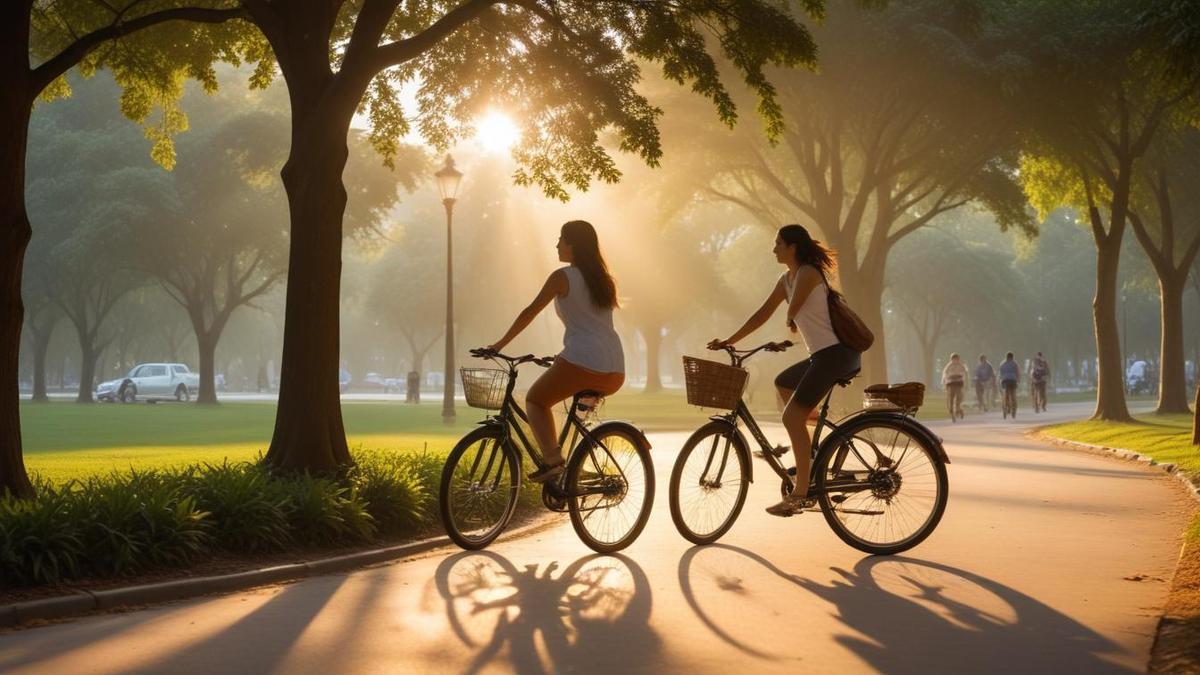 Benefícios das bicicletas para a saúde e o meio ambiente