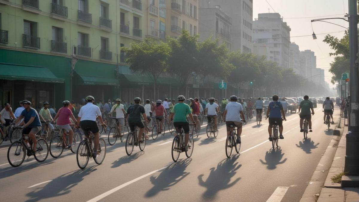 Poluição nas cidades e o papel das bicicletas