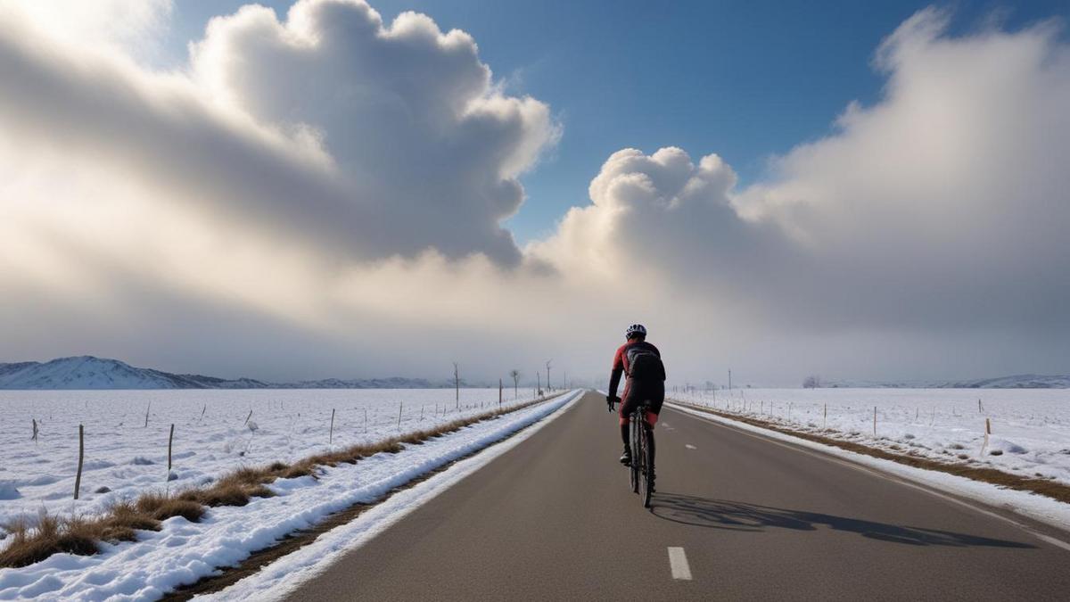 Importância de Camadas de Roupa para Ciclistas em Climas Frios